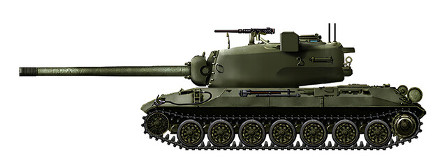 B-10 (alternative tank based on the chassis of the IS-7 tank and with a turret from the T29 tank) © Tikros