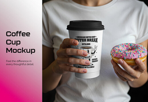 Disposable Coffee Cup Mockup