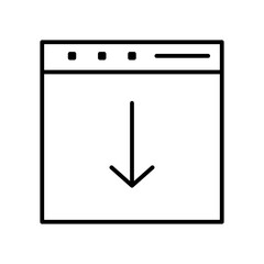 web line icon