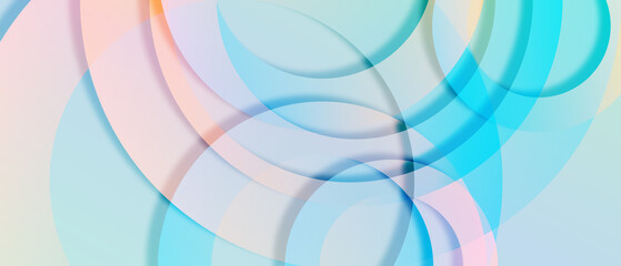 abstract colorful circle illustration background