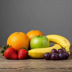 Assorted Fresh Fruits – Colorful and Healthy Natural Food