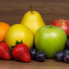 Assorted Fresh Fruits – Colorful and Healthy Natural Food