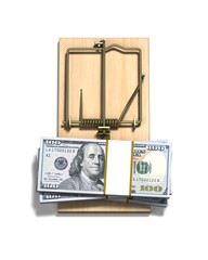 アメリカ紙幣を餌にした鼠取り