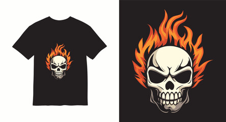 Graffiti skull graphic vector t-shirt design