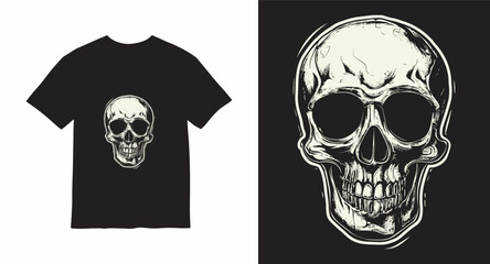 Graffiti skull graphic vector t-shirt design