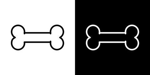 Bone icon vector, illustration logo template in trendy style