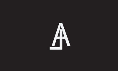 LA, AL , A , L , Abstract Letters Logo Monogram	