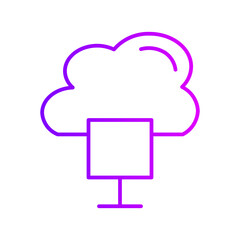 database gradient icon