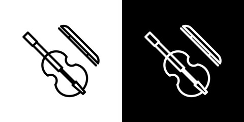 Cello icon vector, illustration logo template in trendy style