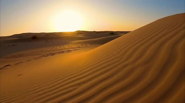 Sunlight Shifting Across Desert Terrain &ndash; Dramatic Time-Lapse