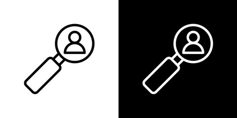 Hiring icon vector, illustration logo template in trendy style