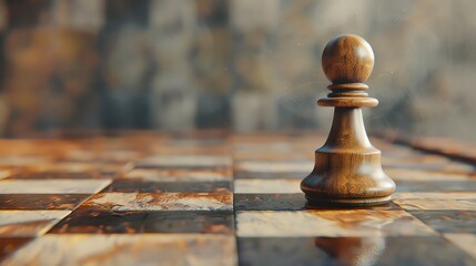 chess piece on a chessboard