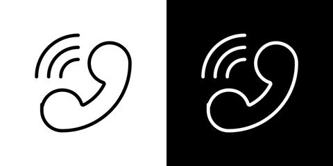 Call icon vector, illustration logo template in trendy style