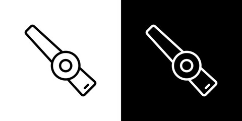 Kazoo icon vector, illustration logo template in trendy style