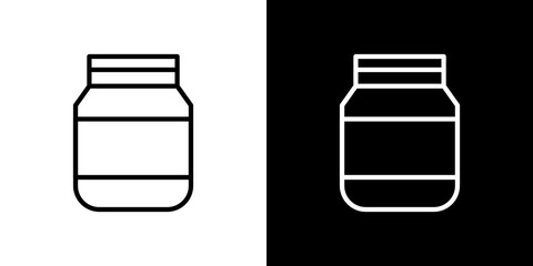 Jar icon vector, illustration logo template in trendy style