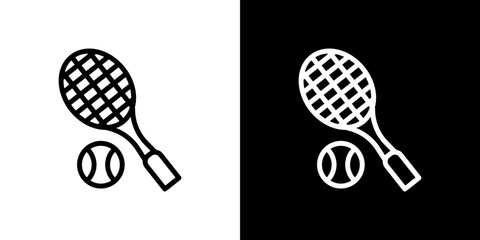 Tennis icon vector, illustration logo template in trendy style