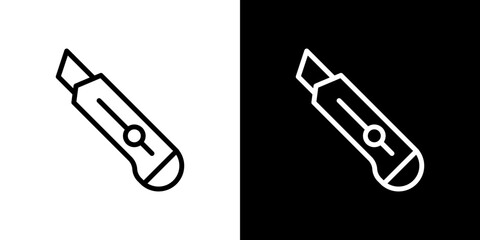 Utility knife icon vector, illustration logo template in trendy style