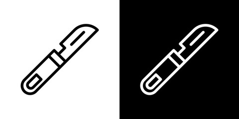 Scalpel icon vector, illustration logo template in trendy style