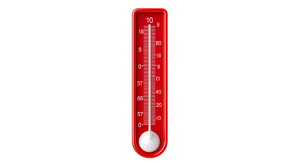 thermometer isolated on white background