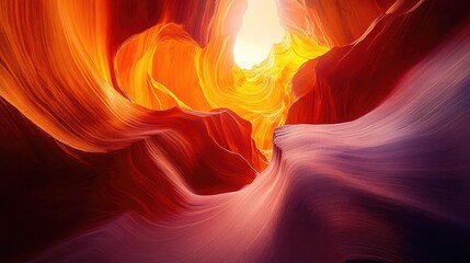 Antelope Canyons Fiery Heart Arizonas Radiant Rock.
