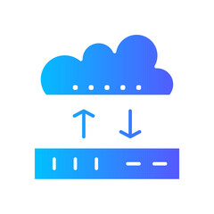 upload gradient icon
