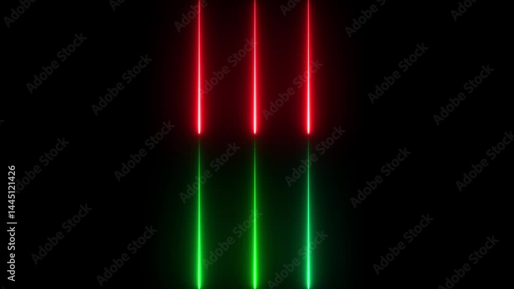 Poster lines abstract futuristic technology background. seamless loop animation black background. lasers - 