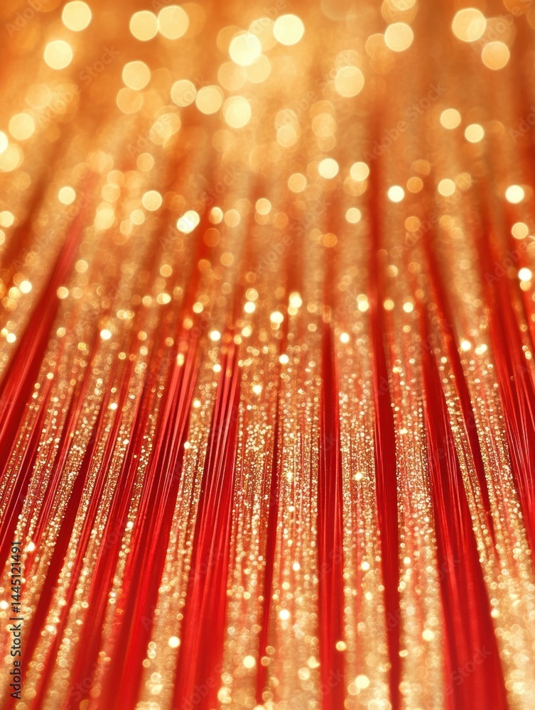 Poster abstract festive sparkle pattern background with golden light and festive ambiance and bright lines 