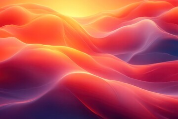 Obraz premium Abstract vibrant landscape