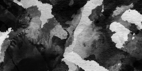 black and white ink and watercolor textures with black and white grunge texture, polished and grunge gray marble stone texture background, grainy smooth retro grunge old texture, Vintage background.