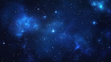 Fototapeta premium A deep space nebula, speckled with countless distant stars.