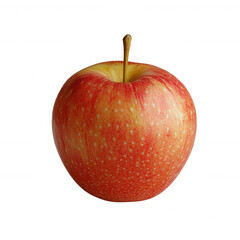 Stock photo of fresh red apple fruit isolated on black background closeup on transparent background