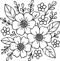 seamless floral background Adobe Illustrator Artwork Coloring book design 