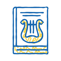 folklore genre icon doodle illustration