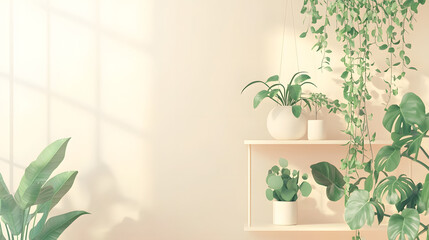 plant, leaf, flower, nature, pot, tree, interior, home, window, leaves, branch, decoration, indoor, design, spring, wall, house, grow, growth, room, stem, vector, garden, grass, bamboo