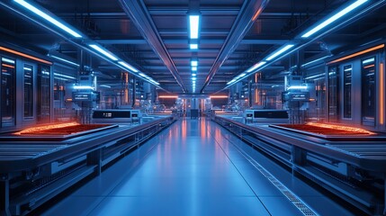 Futuristic Manufacturing Facility