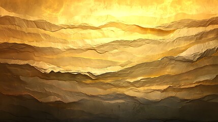 "Folded Paper Texture Abstract Background with Creases and Geometric Design"