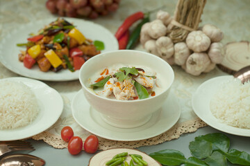 Coconut Milk Soup With Chicken