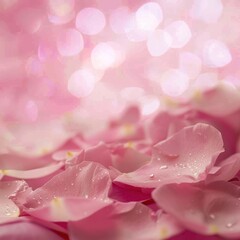 Obraz premium Rose petals background