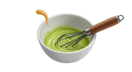 Isolated Green Mix Food