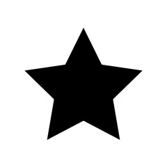 Obraz premium star glyph icon