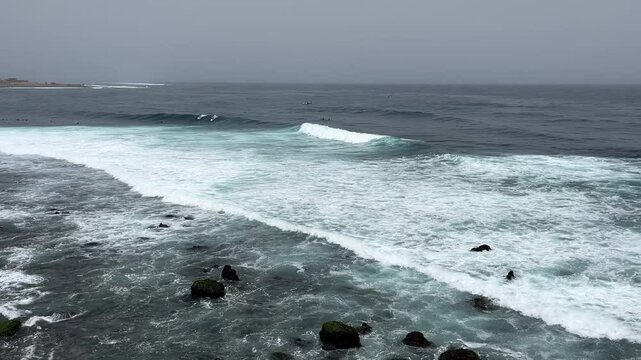 Ocean Atlantique cote ile de NGor Dakar Senegal