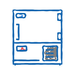 chemical electronic equipment color icon vector isolated illustration
