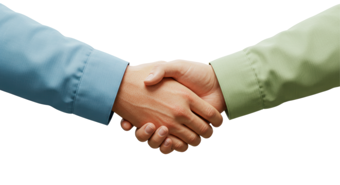 Isolated Handshake (Different Perspective)