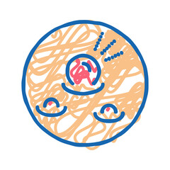 pyogenic granuloma skin disease icon doodle illustration