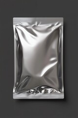 zip package metallic mockup