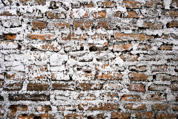 Weathered Brick Wall Texture: A Study in Rustic Charm and Aged Architecture