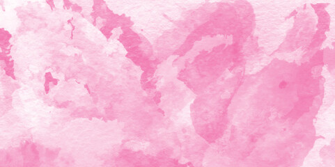 abstract light pink background with watercolor splashes and stains, pastel hand painted watercolor of pink texture, Abstract grainy fantasy smooth light pink watercolor paper texture with clouds.