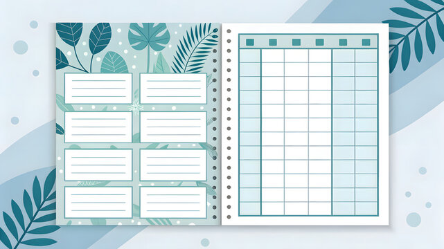 Budget planner financial tracker for 2025