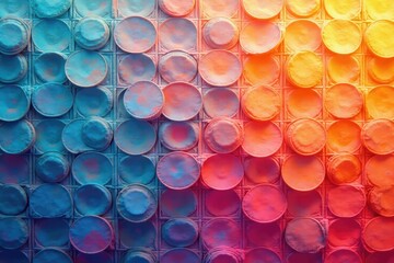 Interlocking circles create a seamless texture, abstract design, repeating pattern, abstract