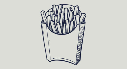 "Hand Drawn Vector Illustrations of Animals, Sea Creatures, Fruits, and Fast Food in Bold Ink Style